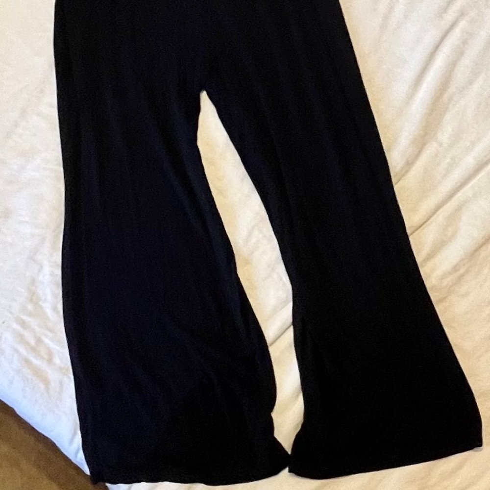 Lulu's Black Sleeveless Wide-Leg Jumpsuit - Picture 11 of 14